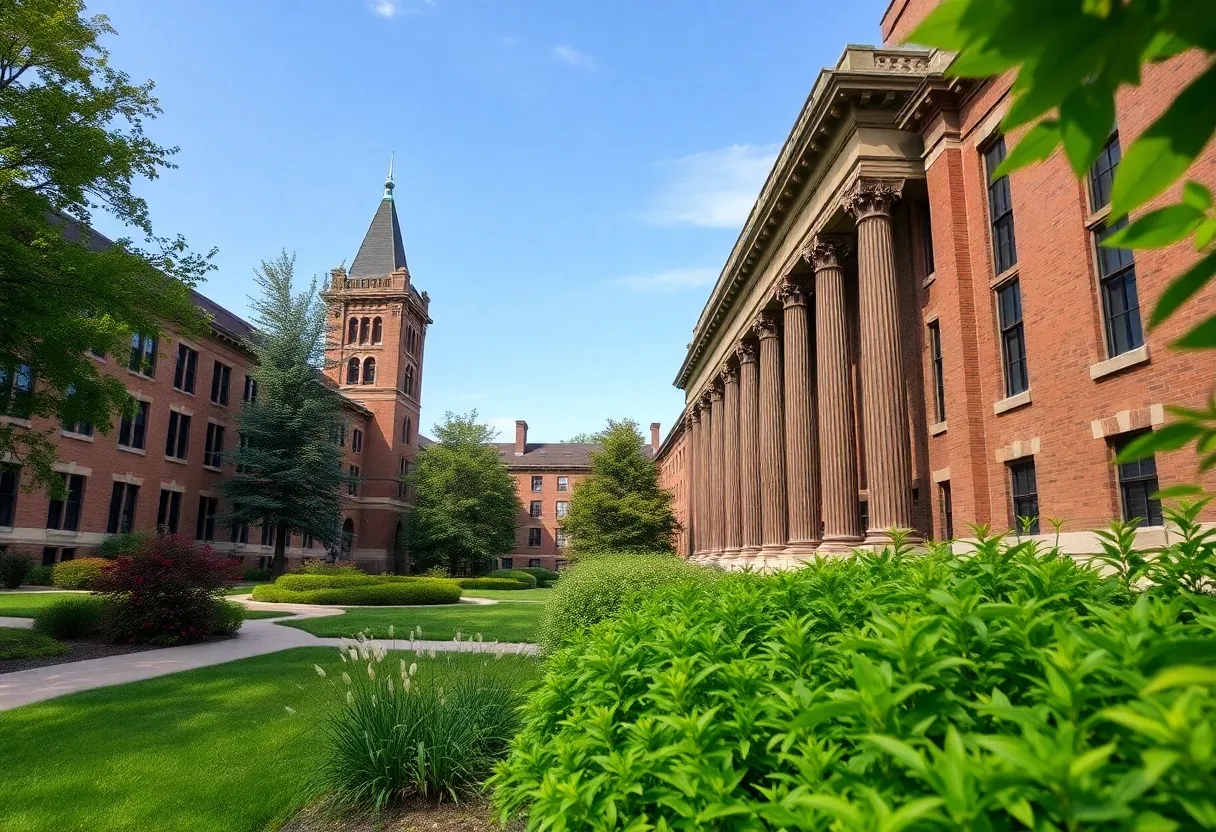 View of Brown University showcasing campus architecture