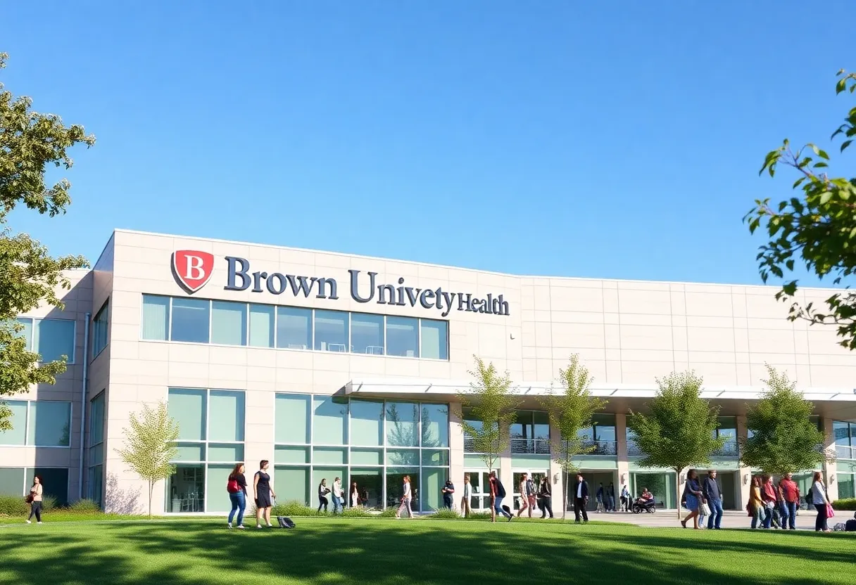 Exterior view of the Brown University Health facility