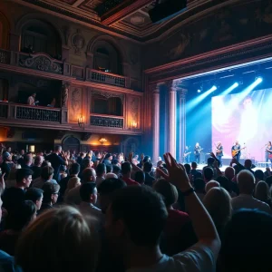 Audience enjoying a concert at Historic Park Theatre in Cranston