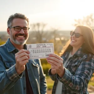 Cranston couple celebrating their lottery win