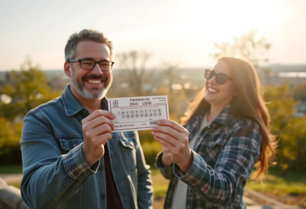 Cranston couple celebrating their lottery win