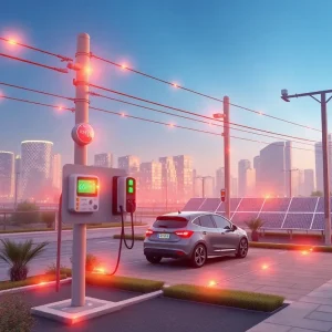 Futuristic smart energy grid with AI integration