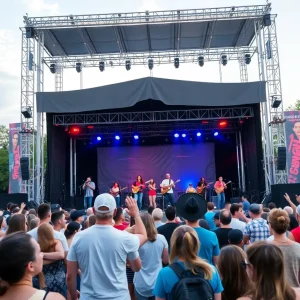 Outdoor concert at Roger Williams Park featuring diverse artists.