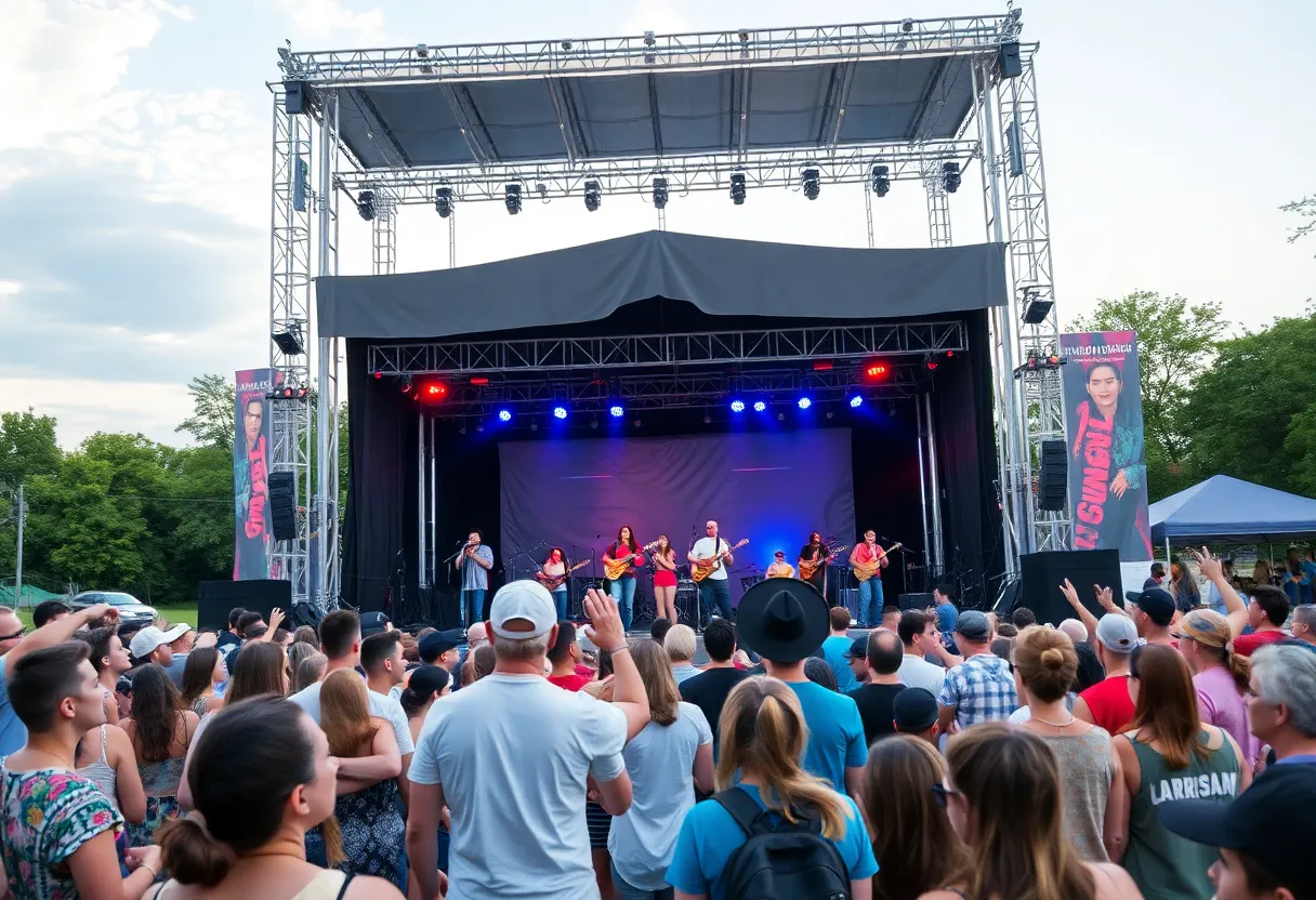 Outdoor concert at Roger Williams Park featuring diverse artists.