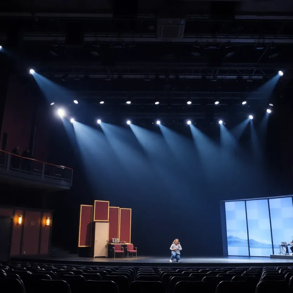 Theater stage at Trinity Repertory Company
