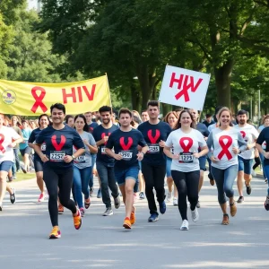 Participants at the APRI Run/Walk for Life gathering