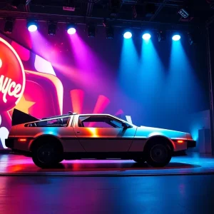 Scene from Back to the Future Musical on stage
