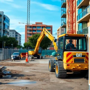 Construction site for Barletta Heavy Division with environmental focus
