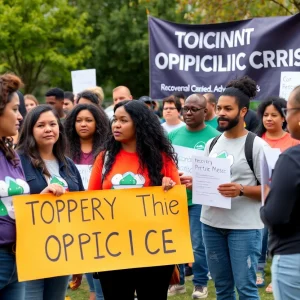 Community event addressing the opioid crisis in Rhode Island.