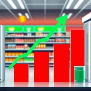 Financial performance elements of EG Group including groceries and fuel sales.