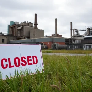 Exterior view of Ennovi Advanced Mobility Solutions plant closed in East Providence