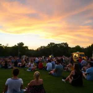 Audience enjoying the FirstWorks Summer Beats Concerts at Roger Williams Park