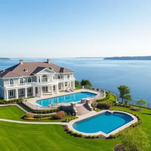 Fowler's Rocks estate overlooking Narragansett Bay