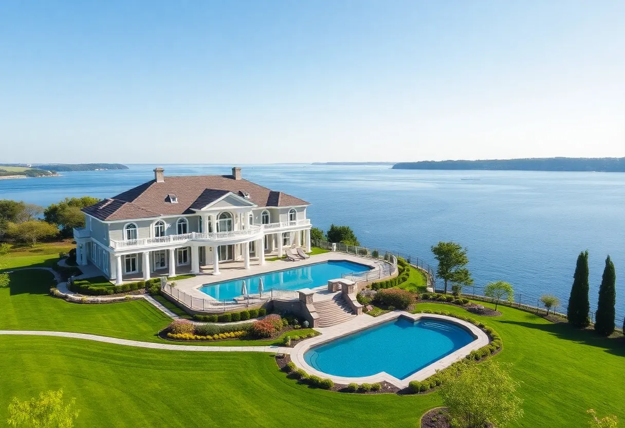 Fowler's Rocks estate overlooking Narragansett Bay