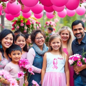 Families gathered at the Glimmer of Hope Gala in support of young cancer patients.
