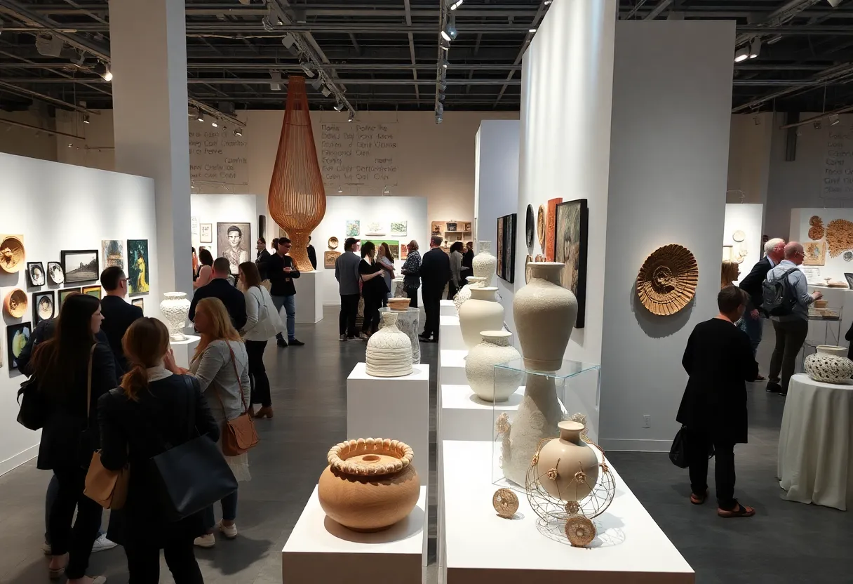 Art installations at the Graduate Thesis Exhibition at RISD