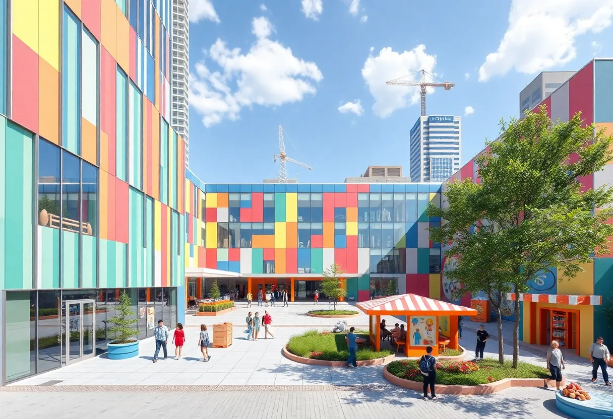 Concept design of Hasbro toy company headquarters