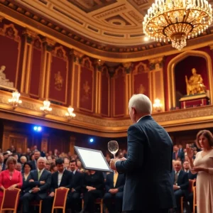 Award presentation ceremony for the JFK Profile in Courage Award