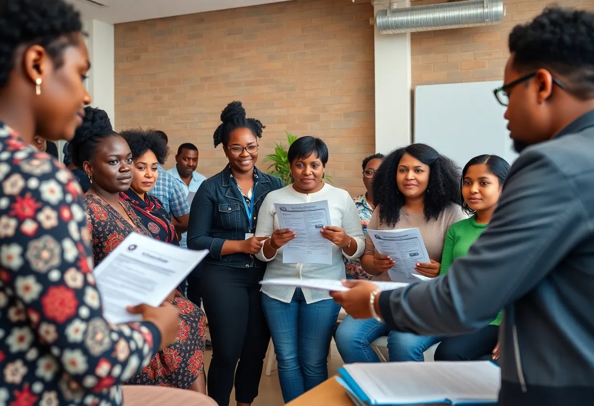 Participants in a real estate development training session in Rhode Island.