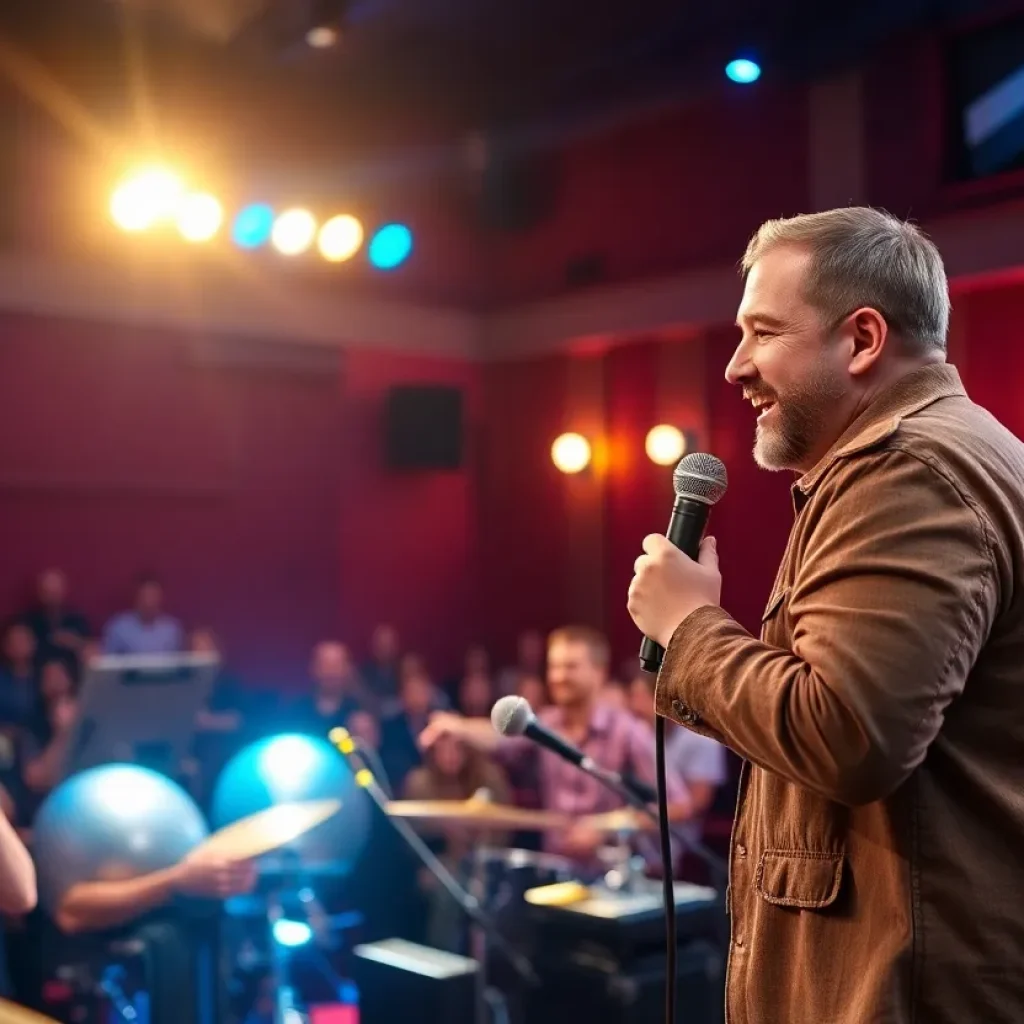 Morgan Jay performing live at the Providence Performing Arts Center