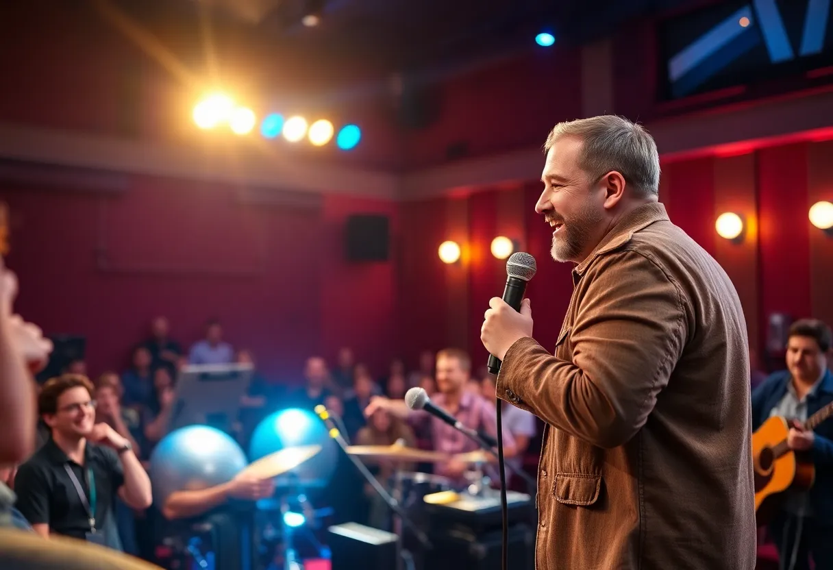 Morgan Jay performing live at the Providence Performing Arts Center