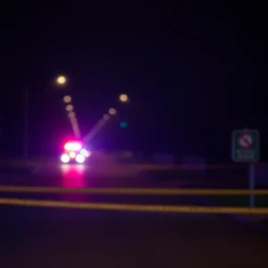 Police presence at a shooting scene in Olneyville