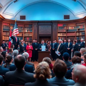 Award ceremony honoring Mike Pence with JFK Profile in Courage Award