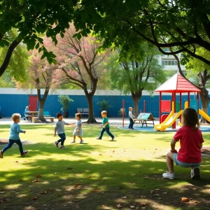 Playground at Brown Fox Point Early Childhood Education Center