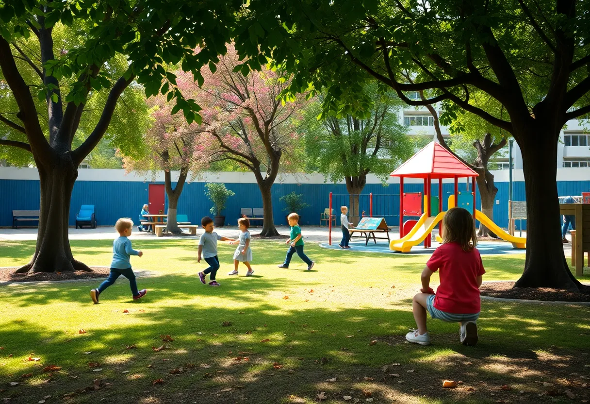 Playground at Brown Fox Point Early Childhood Education Center