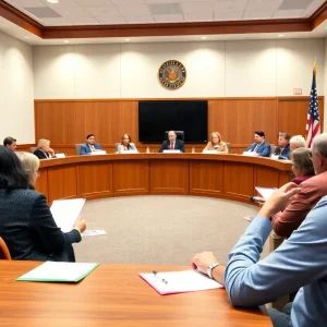City council members engaging in discussion about education in Providence.