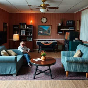 Nostalgic reminiscence therapy room designed to support dementia patients