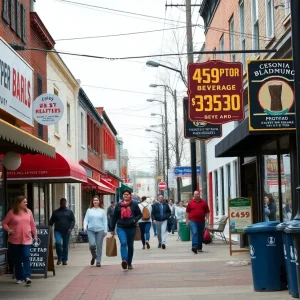Local businesses in Rhode Island discussing bottle deposit legislation.