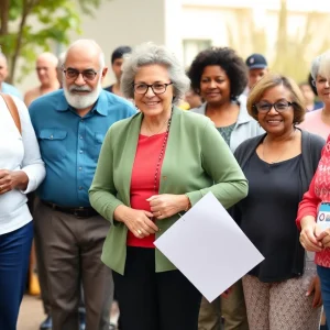 Older adults engaging in health workshops and activities.
