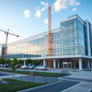Visual representation of Rhode Island Hospital renovation project