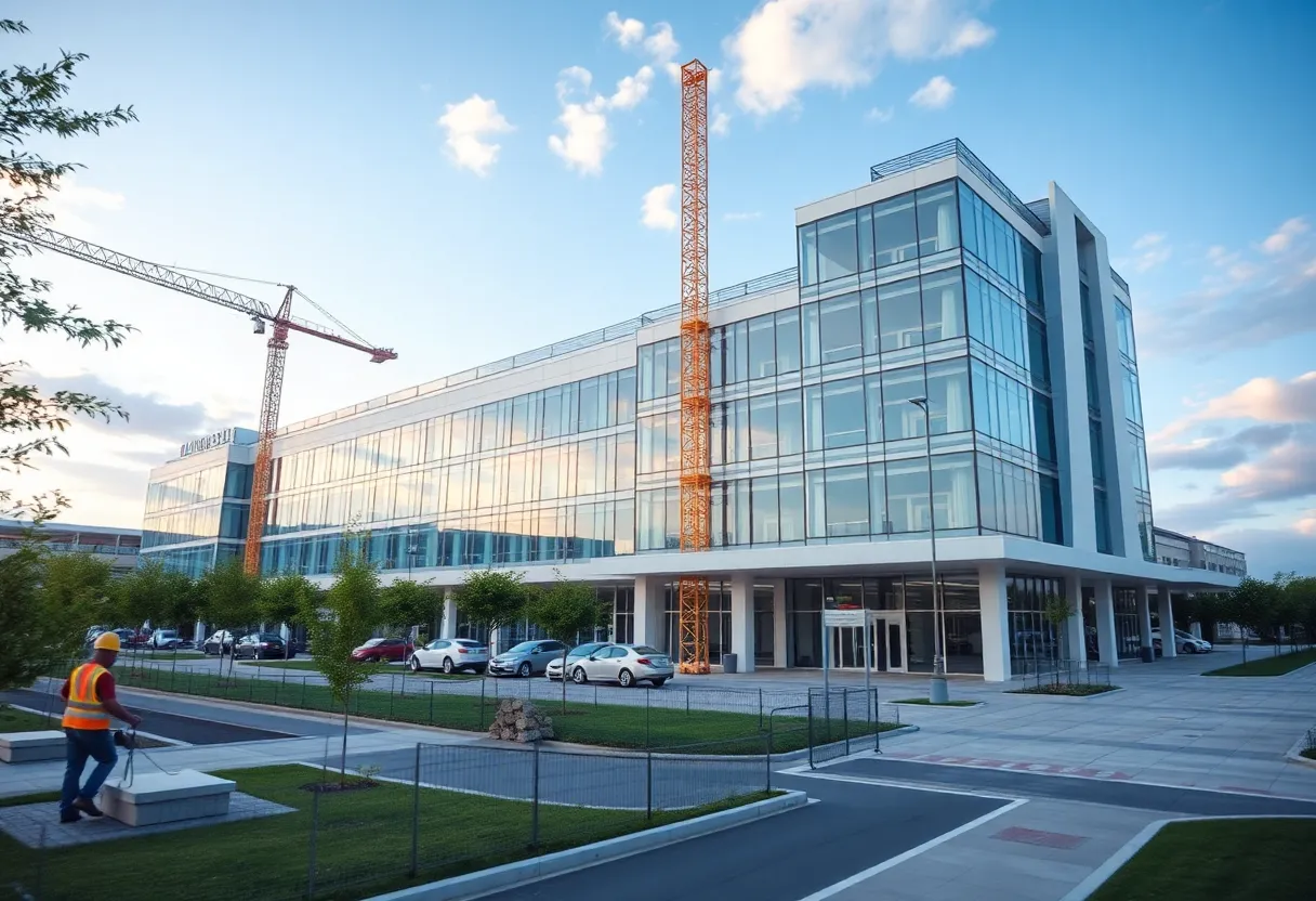 Visual representation of Rhode Island Hospital renovation project