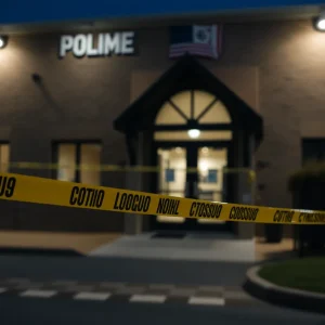 Police station highlighting seriousness of misconduct investigation
