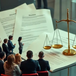 Visual representation of insurance reform legislation process in Rhode Island.