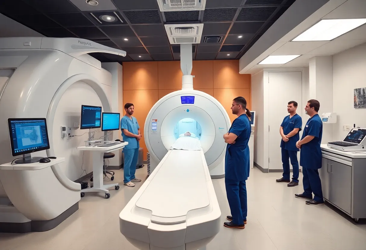 Modern diagnostic imaging facility with advanced technology
