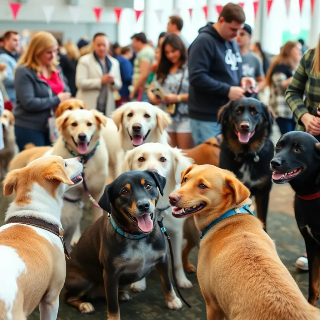 Dogs available for adoption at the Super Adoption Day event in Providence.