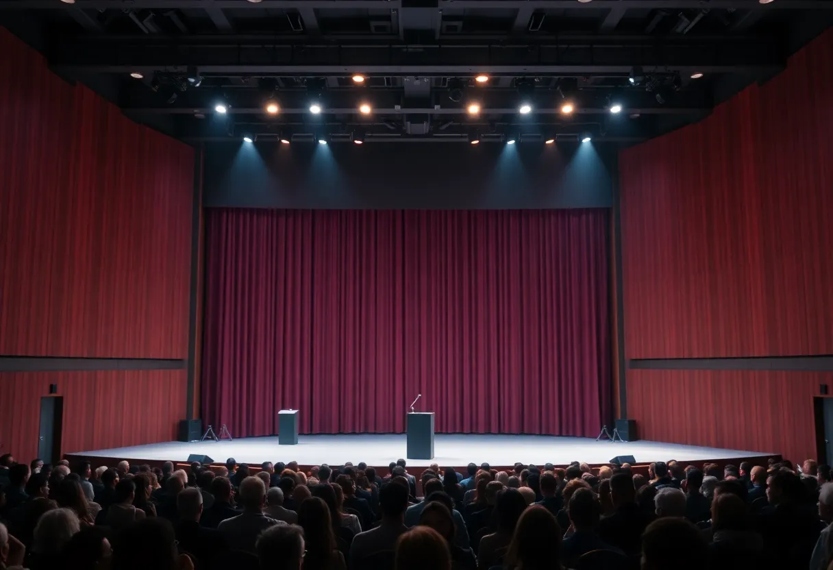Audience awaiting Theresa Caputo’s live performance