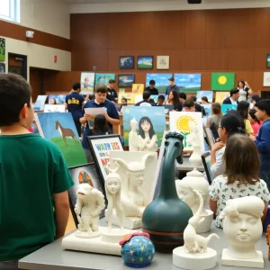 Artwork displayed at the Unified Arts Show