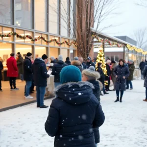 Winter gathering in Warwick, Rhode Island