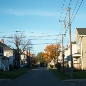 A tranquil Worcester neighborhood, symbolizing hope and resilience.