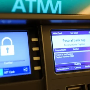 ATM with enhanced security features to prevent fraud
