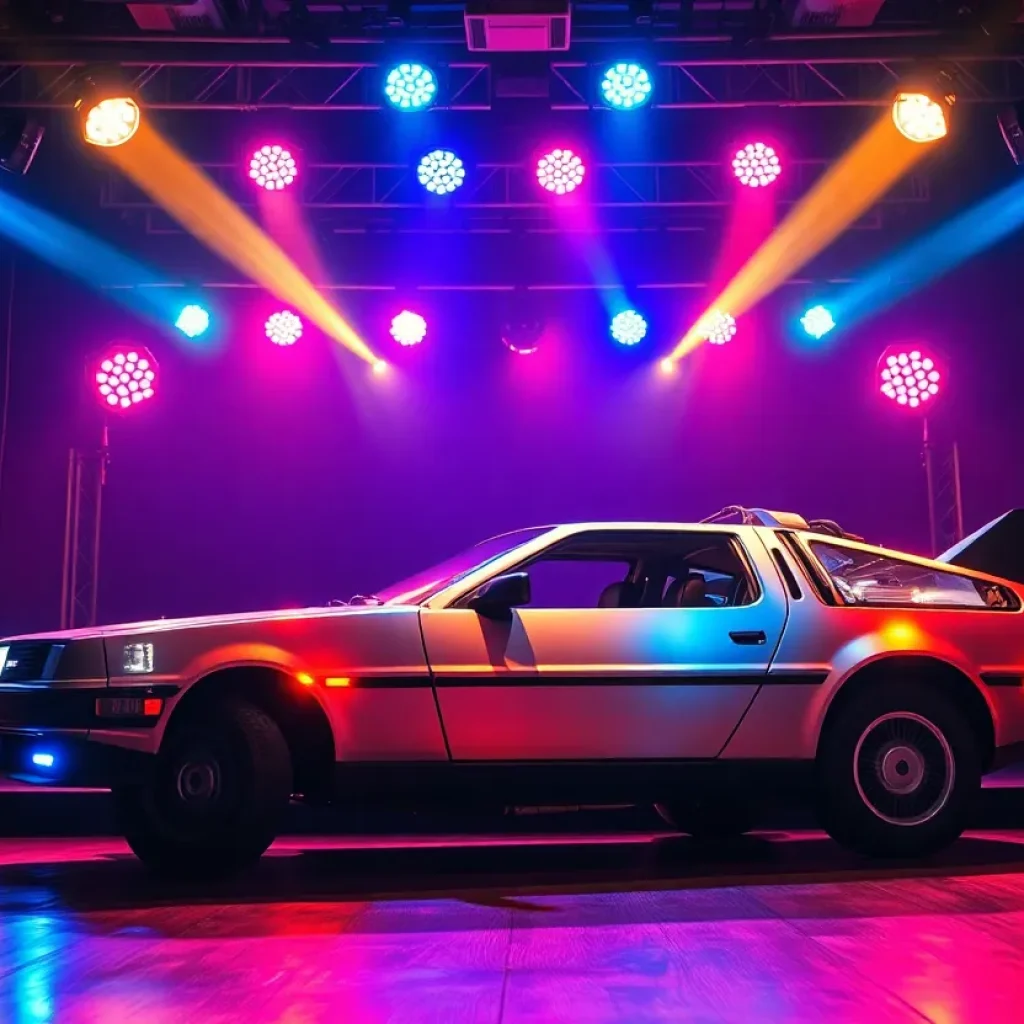 Scene from Back to the Future Musical at Providence Performing Arts Center