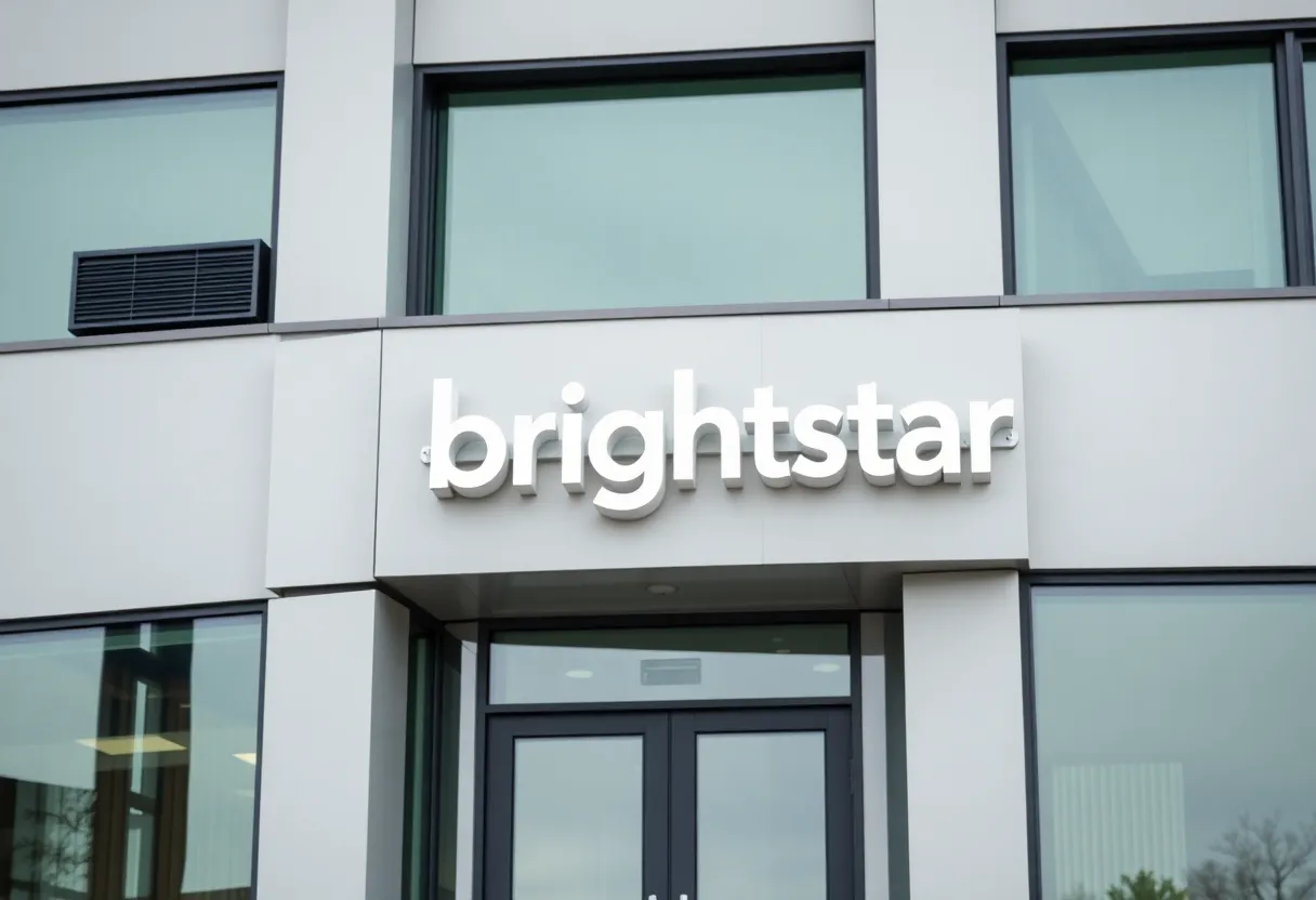 Exterior view of Brightstar office building in Rhode Island