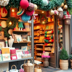 Exterior view of Craftland showcasing local crafts