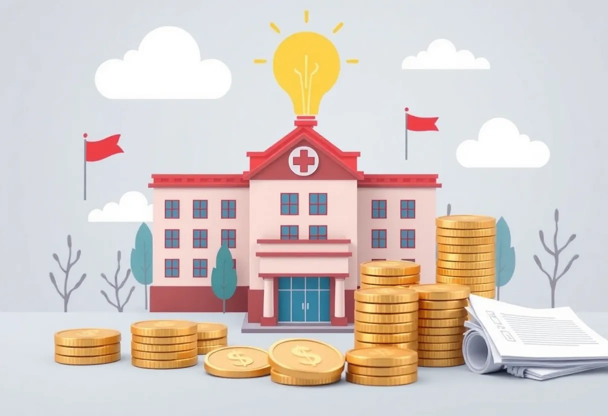 Illustration representing healthcare negotiation challenges