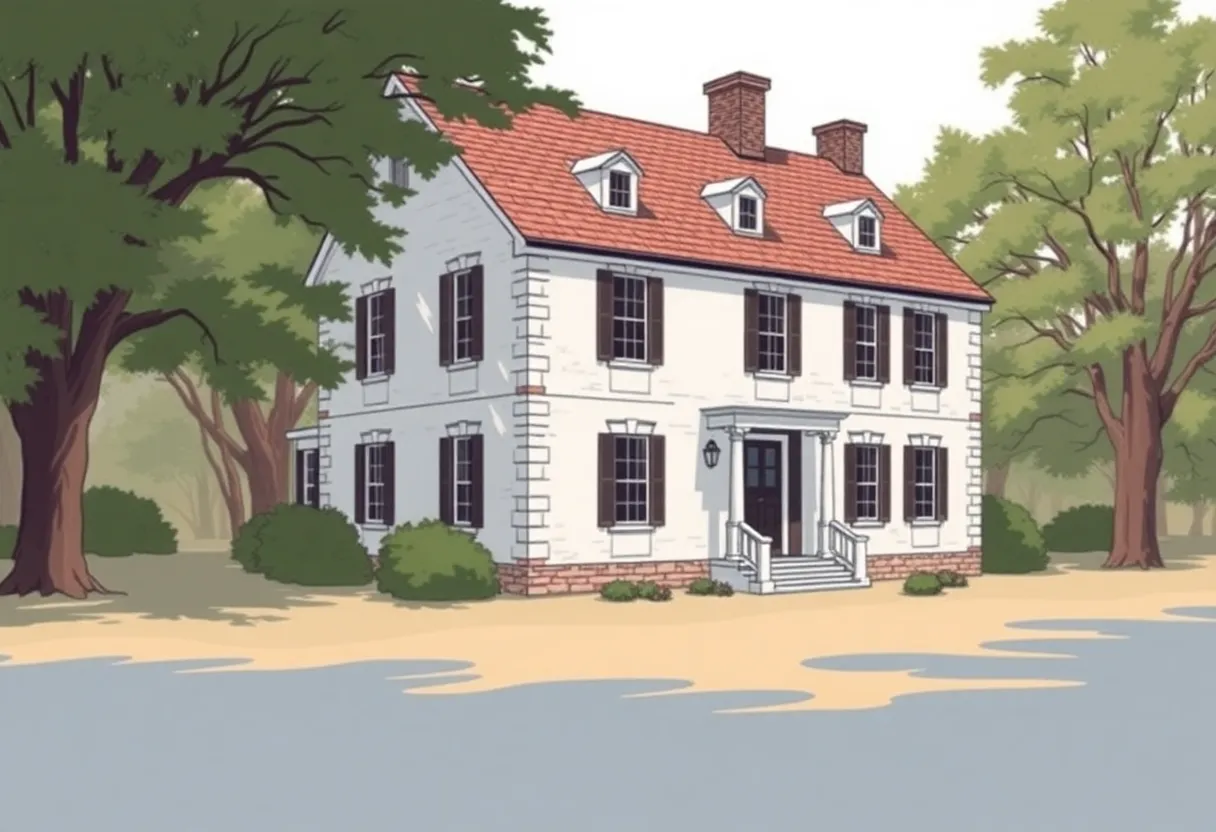 Exterior view of Shakespeare's Head historic home, now the Center for Reflective History in Providence.
