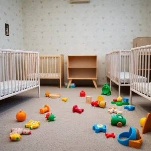 Deserted nursery illustrating the childcare crisis